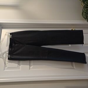 BLACK LEATHER PANTS